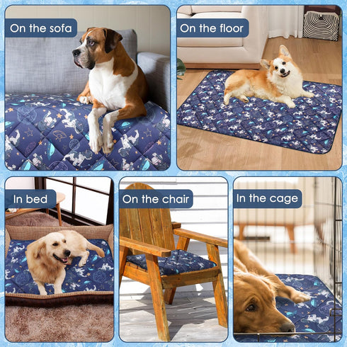 Premium Cooling Mat for Large Dogs - Washable Dog Cooling Throw Blanket?Durable Self Cooling Pet Mat for Cat, Soft Cooling Summer Blanket for Hot ...