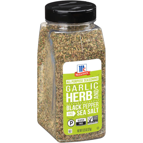 McCormick Garlic, Herb and Black Pepper and Sea Salt All Purpose Seasoning, 13.25 oz...