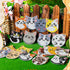 Frienda 24 Pcs Cat Diamond Painting Keychains Kit Cute Cat Diamond Art Key Chains Dot Drill Diamond Painting Ornaments Set DIY Art Craft Supplies ...