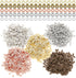 1000Pcs Flat Round Rondelle Spacer Beads for DIY Crafts, 5 Colors Disc Beads for DIY Jewelry Making, Bracelet, Necklace, Earring Crafts...