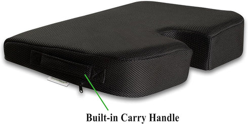 Large Medium-Firm Wellness Seat Cushion - 17 x 13 x 3 inches...
