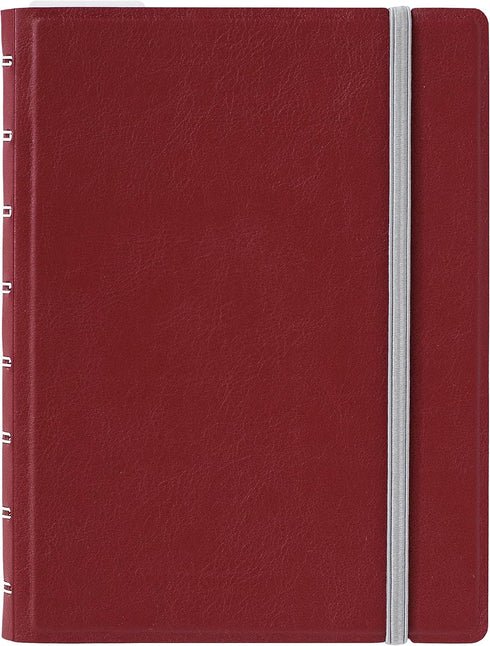 Filofax Contemporary Collection, Refillable Notebook, A5 Size, 112 Ruled, Repositionable Pages, 56 Sheets, Burgundy (B115121U)...