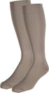 Truform Compression Socks, 15-20 mmHg, Women's Dress Socks, Knee High Over Calf Length, Tan Rib Knit, Medium...