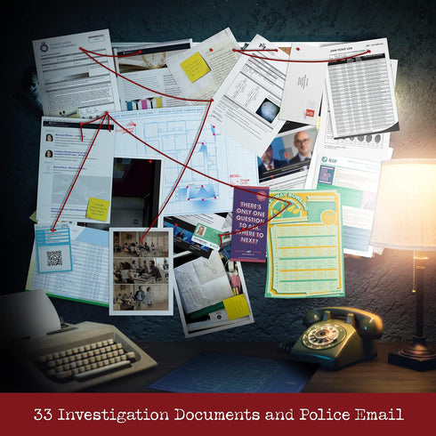 Cryptic Killers Unsolved murder mystery game - Cold Case Files Investigation Detective Evidence & Crime File - individuals, date nights & party ga...