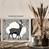 Posterizer 1 pcs- Minimalistic poster of a deer-Art for Animal Lovers- Gift for Men Women Entrepreneur Teens-decor for Bedroom, Office, Living Roo...