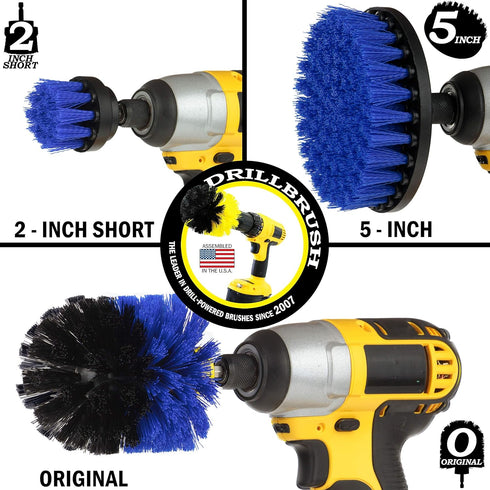 Kayak - Cleaning Supplies - Drill Brush - Boat Accessories - Hull, Deck, Fiberglass, Gel Coat, Carpet, Seats - Spin Brush Kit - Pond Scum, Oily Re...