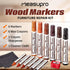Wood Scratch Repair Kit Markers - Set of 13 - Scratch & Stain Markers, Furniture Repair Pens for Touch-Up on Wood Furniture, Tables, Desks, Bedpos...