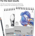 Winsor & Newton Studio Collection Artist Pencils, Graphite Pencils, Set of 12...