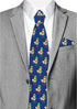 Jacob Alexander Men's Happy Saint Patrick's Day Leprechaun Holding Drinks Pattern Pre-Tied Zipper Neck Tie...
