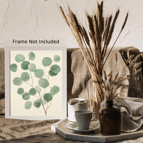 Posterizer 1 pcs-plant leaves-Chic Dainty art for plant lovers 7-Floral & Botanical Art-Workplace & Office Art-Living Room Bedroom Decor- unframed...