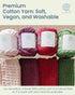 mindfulknits - Beginners Washcloth Knitting Kit - Includes 100% Cotton Knitting Yarn + Circular Knitting Needles & Yarn Needle (Flora Colored Cott...