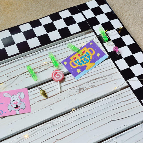 Youngever 52.5 ft Bulletin Board Borders for Classroom Decoration, Checker Design...