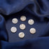 Airssory 26 Pcs Letter A-Z Initial Alphabet Carved Flat Round Natural Freshwater White Shell Charms Top Drilled Hole Tiny Pendants Kit for Jewelry...