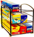 Deco Brothers Wrap Organizer Rack for Kitchen Cabinet, 3 Tier, Bronze...