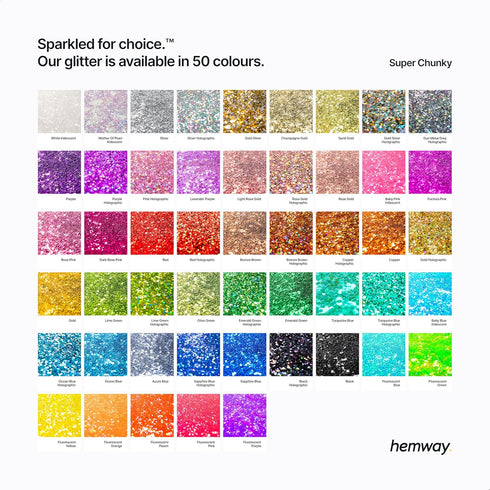 Hemway Craft Glitter Shaker 110g / 3.9oz Glitter for Arts, Crafts, Resin, Tumblers, Nails, Painting, Decoration, Festival, Cosmetic, Body - Super ...