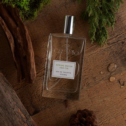 Cremo Spring Water Fir Cologne Spray, A Refreshing, Clean Scent with Notes of Spring Water, Cool Moss and Balsam Fir, 3.4 Fl Oz...