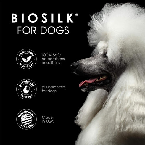 BioSilk for Dogs Silk Therapy Conditioner with Natural Coconut Oil | Coconut Oil Dog Conditioner from BioSilk for Dogs | Pet Conditioner for Dogs,...