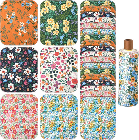 30 Pack Reusable Paper Towels Rolls Washable Paperless Paper Towels Bulk Cloth Cotton Towels with Cardboard Reusable Napkins for Kitchen Bathroom(...