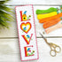 Povitrulya Love 'Birds' Counted cross Stitch Bookmark Kit - Valentine's Day DIY Embroidery set for Adults with Paper pattern, 16-count Aida Canvas...