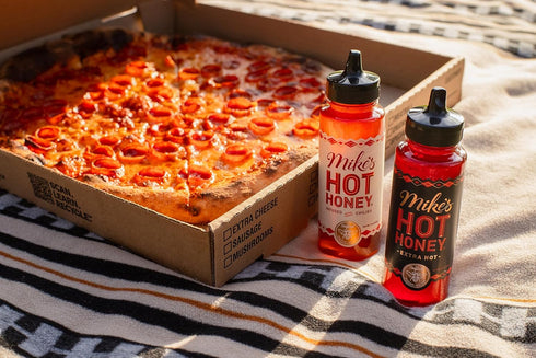 Mike's Hot Honey, America's #1 Brand of Hot Honey, Spicy Honey, All Natural 100% Pure Honey Infused with Chili Peppers, Gluten-Free, Paleo-Friendl...