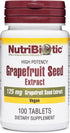 NutriBiotic – Grapefruit Seed Extract Tablets 125mg, 100 Count | Premium Grade GSE with Bioflavonoids | Potent Immune & Overall Health Support | E...