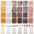 Jump Rings, Cridoz 2340Pcs Open Jump Rings and Lobster Clasps Jewelry Making Supplies Kit for Necklace and Jewelry Repair...