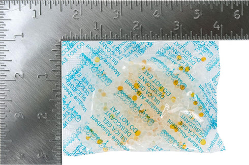 Dry-Packs Moisture Absorbing Silica Gel Indicating 1 Ounce Packets (5-Pack) - ?DP33-5R...