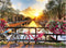 Puzzles for Adults Jigsaw 500 Piece Spring Flower Quiet River Sunrise Picturesque Amsterdam with Bicycles Landscape 500 Piece Puzzle Art for Famil...