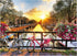 Puzzles for Adults Jigsaw 500 Piece Spring Flower Quiet River Sunrise Picturesque Amsterdam with Bicycles Landscape 500 Piece Puzzle Art for Famil...