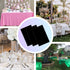Childom 3 Pack Plastic Tablecloths for Rectangle Tables 54" x 108" Black Disposable Table Cloths for 6 to 8 Foot Tables Indoor or Outdoor Parties ...