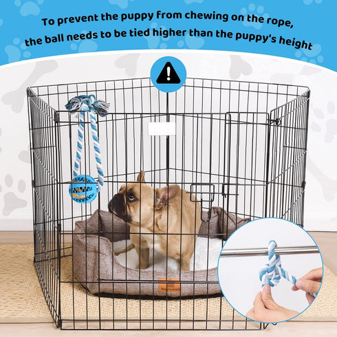 ChengFu Interactive Dog Toys, Crate Training Aids for Puppies, Reduce Stress Anxiety Peanut Butter Dog Food Treat Dispenser Toys...