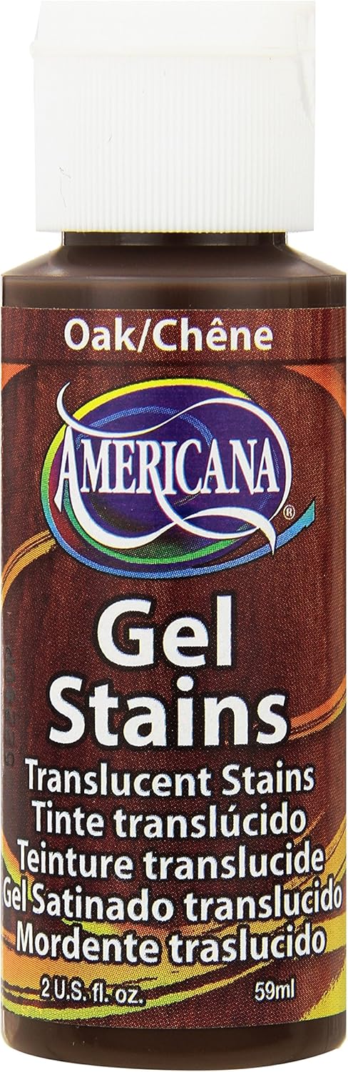 DecoArt DS30-3 Americana Gel Stains Acrylic Paint, 2-Ounce, Oak...