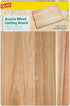 Glad Acacia Wood Cutting Board for Kitchen | Small Reversible Solid Butcher Block | Cooking Supplies for Chopping, Carving, and Serving, 11 x 7 In...