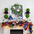 AuldHome Design Blue Berry Greenery Picks (Set of 3, 16-Inch); Juniper Tree Floral Picks for Christmas and Seasonal Decor...