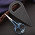Sewing Embroidery Scissors with Sheath, 4.7in Sharp Tip Craft Crochet Scissor for Needlework Cross Stitch Threading Handicraft DIY Tool, Cute Blue...