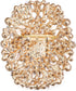 BriLove Women's Stunning Emerald Cut Square Crystal Rhinestone Marquise Cluster Brooch Pin for Wedding Party Prom...