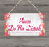TOMATO FANQIE Please Do Not Disturb Therapist Hotel Privacy Hanging Plaque Home Door Gift Sign (US-G065)...