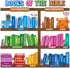 BeYumi Bible Learning Bookshelf Cutouts - 110Pcs Back to School Books of The Bible Learning Bulletin Board Set Faith Religious Christian Vacation ...