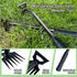 2Pcs Gardening Hand Weeder Tools, 2024 New Weeding Artifact Uprooting Weeding Tool, Manganese Steel Weed Removal TooL, 6 Teethes Dual Purpose Manu...