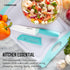 Farberware Ceramic 5- Inch Santoku Knife with Custom-Fit Blade Cover, Razor-Sharp Kitchen Knife with Ergonomic, Soft-Grip Handle, Dishwasher-Safe,...