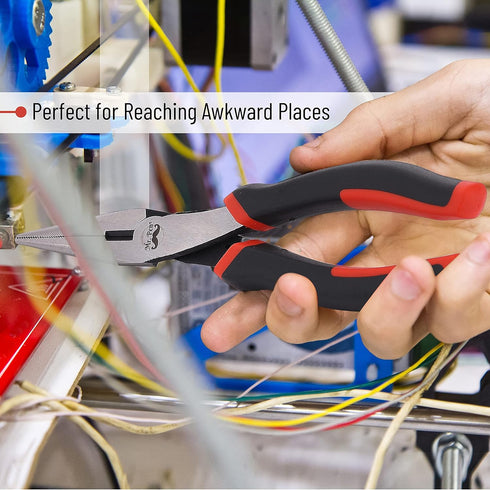 Mr. Pen- Needle Nose Pliers, 6 Inch, Long Nose Pliers, Needle Nose Pliers Tool, Pliers Needle Nose, Long Nose Pliers with Cutter, Wire Wrapping, C...