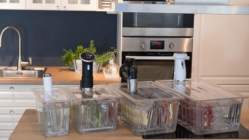 LIPAVI Sous Vide Container Model C10 3.0 Gallon (12 Quarts) 12.7 x 10.3 Inch - NOT INCLUDED: Matching rack and tailored lids for Joule, Anova and ...