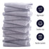 16 Pack Baby Washcloths - Luxury Coral Fleece - Extra Absorbent and Soft Wash Clothes for Newborn, Infants and Toddlers - Suitable for Sensitive S...