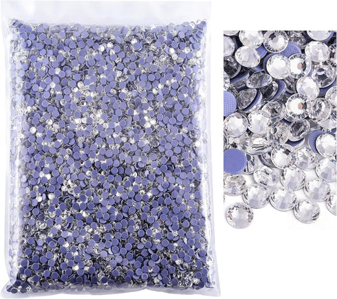 Blinginbox 14400pcs Clear Large Quantity Wholesale Hotfix Rhinestone Crystal Glass Strass for Garment (Crystal, SS6)...