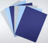 KCS 4/6 pc of 12" x 18"(30cmx45cm) 16CT Counted Cotton Aida Cloth Cross Stitch Fabric (6 pc, Sea Foam+Light Blue+Royal Blue)...