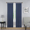 PAIRS TO GO Montana Modern Decorative Tab Top Window Curtains for Bedroom or Living Room (2 Panels), 30" x 84", Indigo...