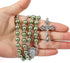 Nazareth Store Pearl Beads Rosary Miraculous Prayer Necklace Strong Metal Mystery Beaded Rosary for Men & Women...