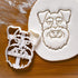 Set of 2 Mini Schnauzer cookie cutters (Designs: Body & Face), 2 pieces - Bakerlogy...