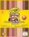 Crayola Construction Paper in Colors of The World, 8.5” x 11”, 24 Colors, Craft Supplies, 48 Sheets...