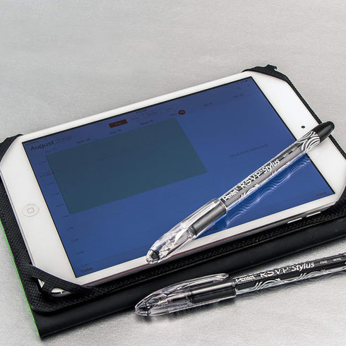 Pentel Rsvp Stylus Ballpoint Pen, Medium Line, Blue Ink, Pack of 2 (BK91LBP2C)......